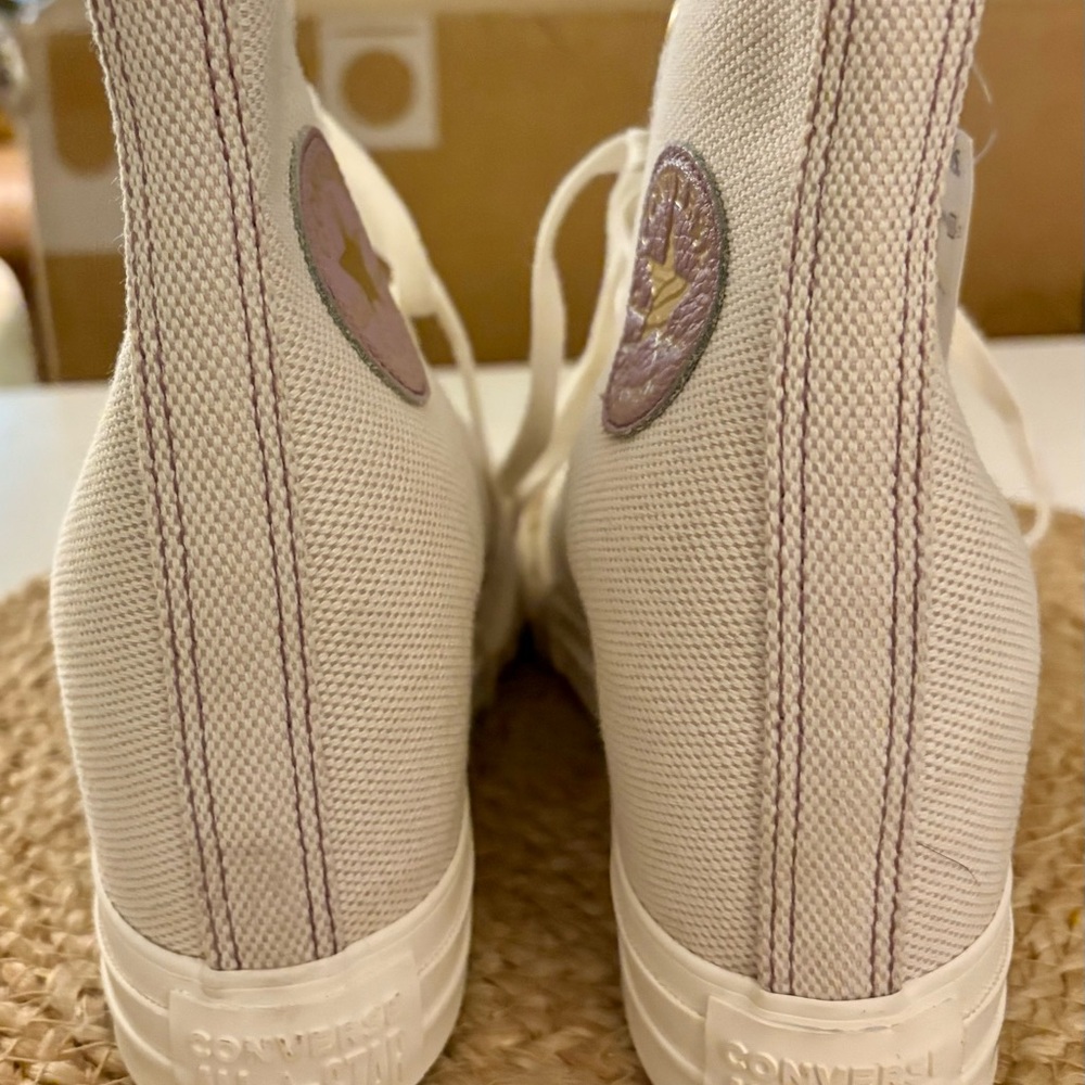 Converse CTAS Invisible Wedge Hi 🪻ORCHID SNEAKERS Sz 9